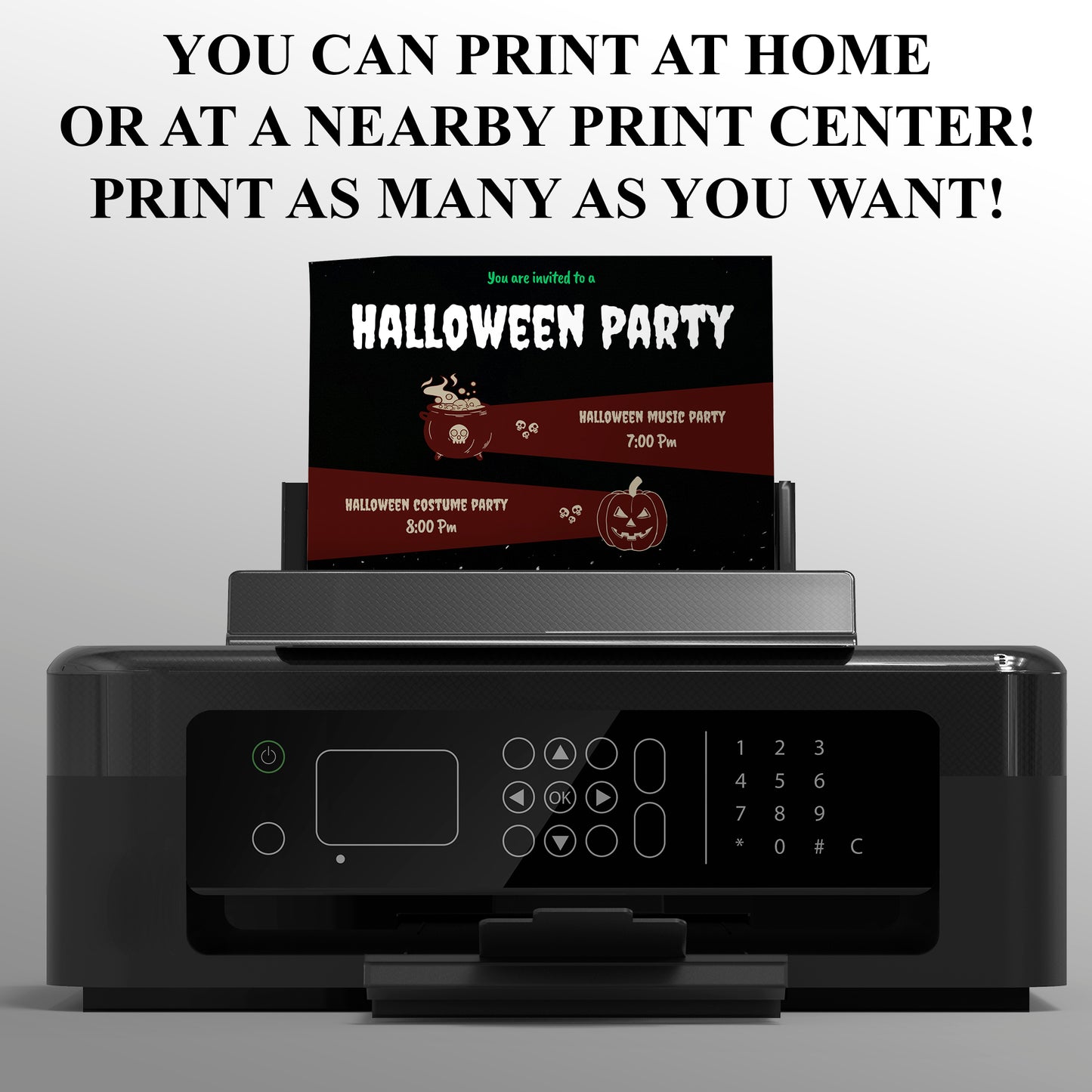 Powerpuff Girls Halloween Birthday Party Invitation - CreativeRino