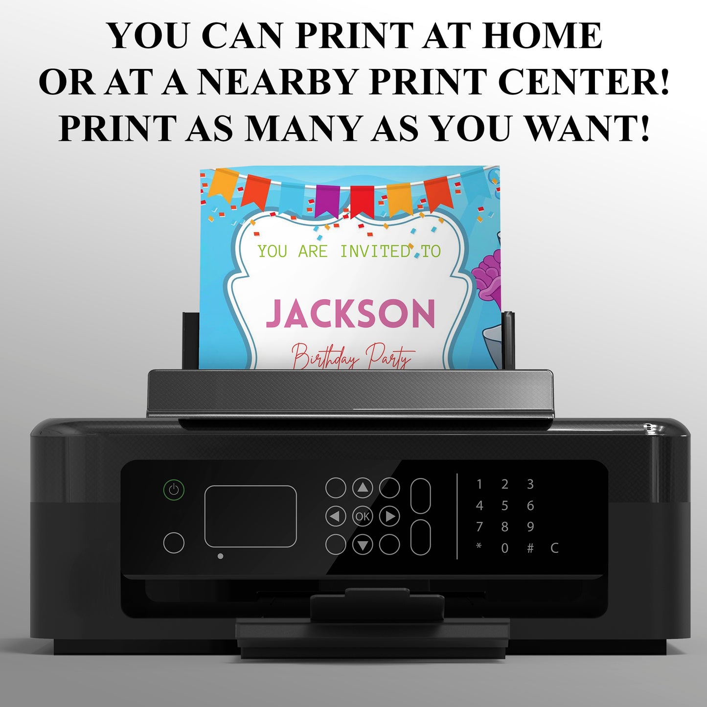 SpongeBob Birthday Invitation Template - CreativeRino