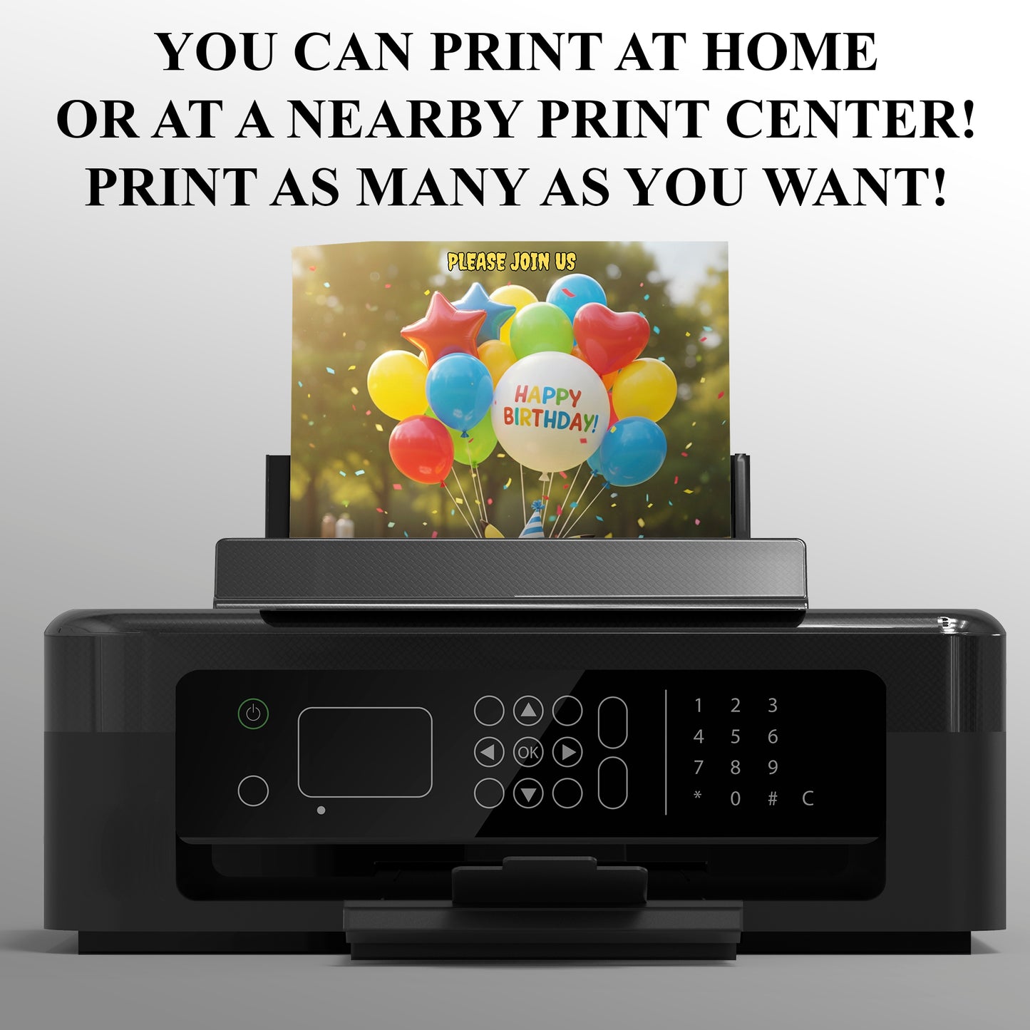 Pokemon with Cake Birthday Party Invite - CreativeRino