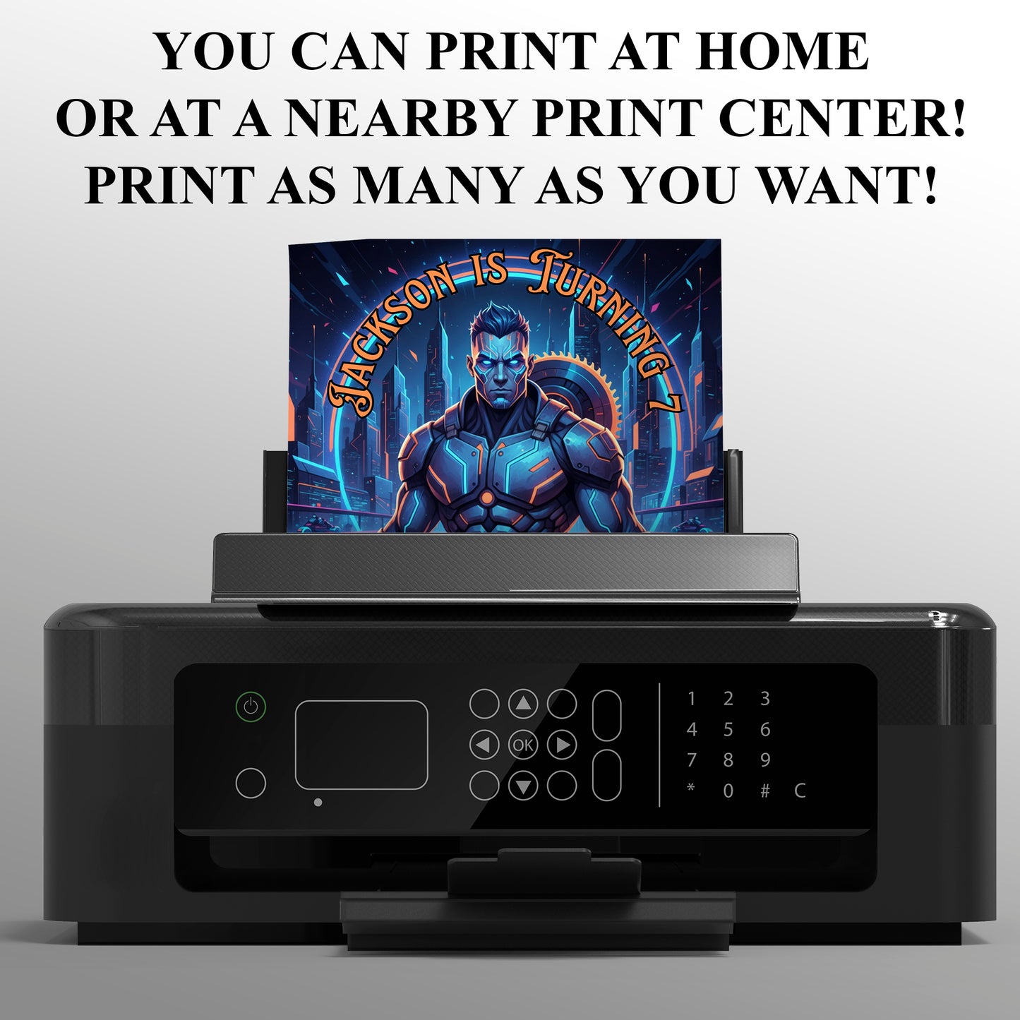 Tron Birthday Invitation - CreativeRino