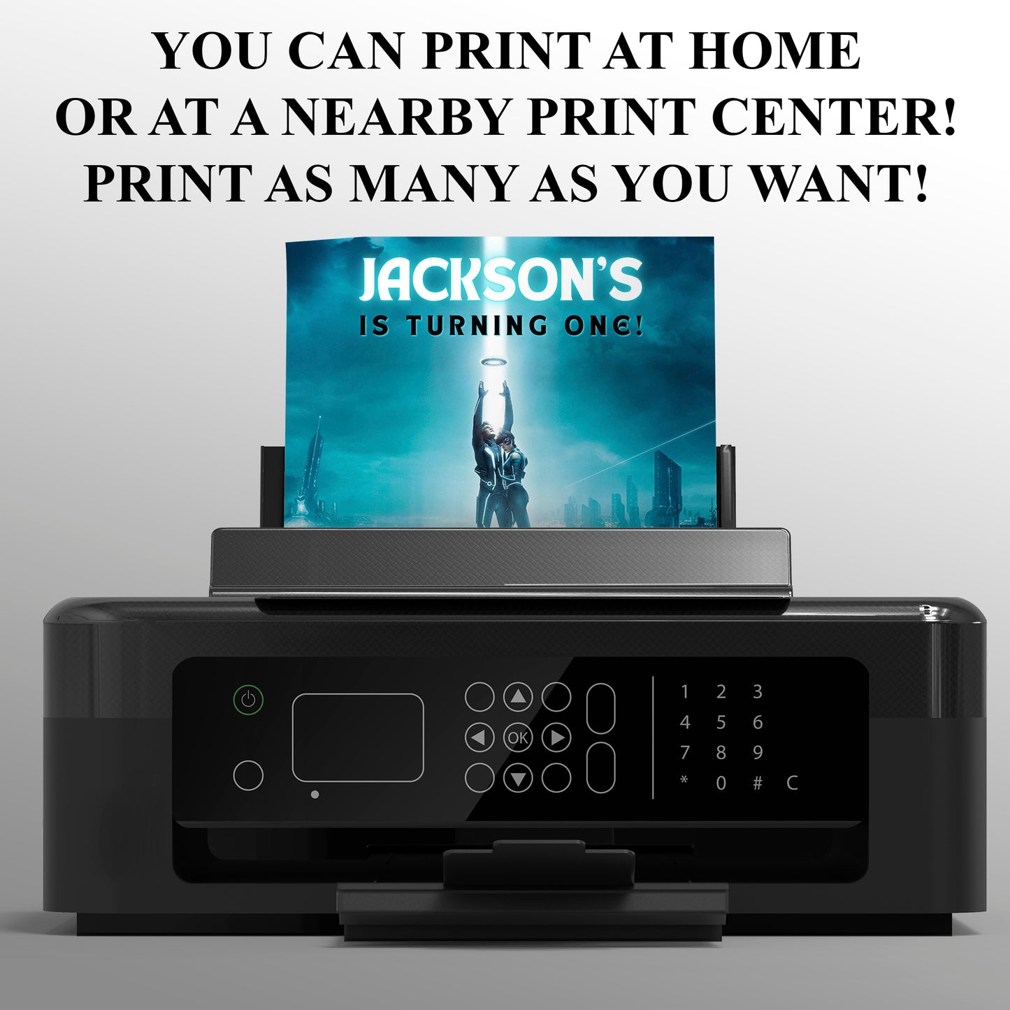 Tron Ares Birthday Party Invite - CreativeRino