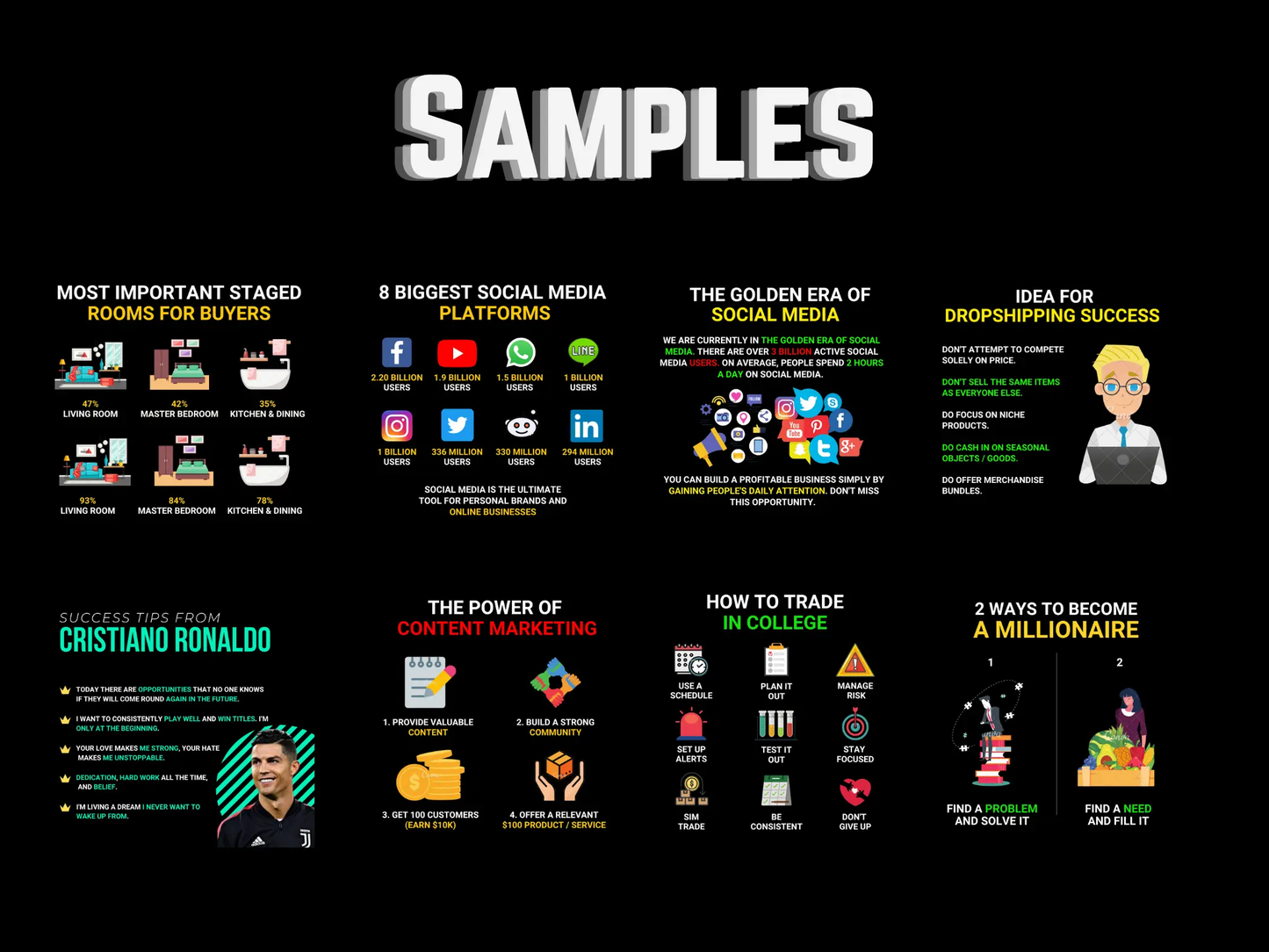 450 Social Media Templates Bundle - CreativeRino