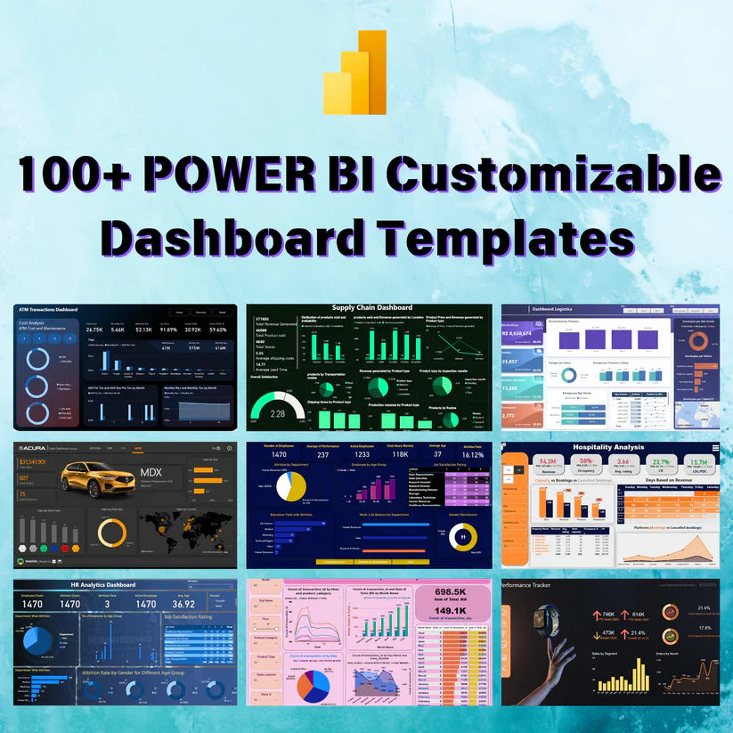 100+ Power BI Dashboard Template Bundle – Transform Your Data Into Insights