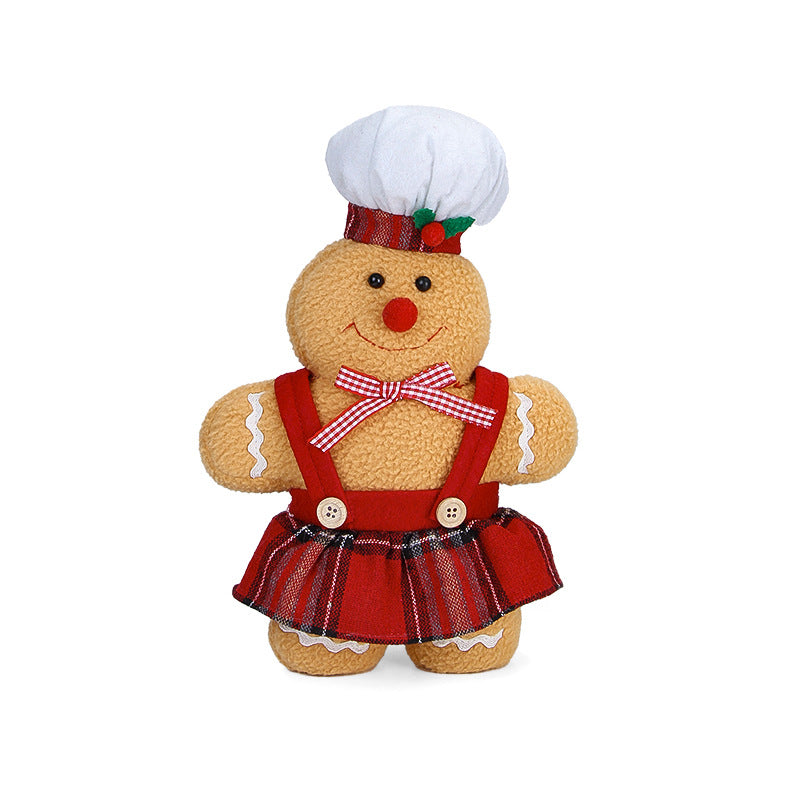 Christmas decoration gingerbread figurine American cartoon Christmas decoration party decoration doll eprolo