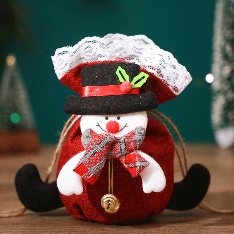 Creative Christmas Eve Apple Gift Bag | Festive Candy Box & Small Present Holder | Holiday Treat Packaging eprolo