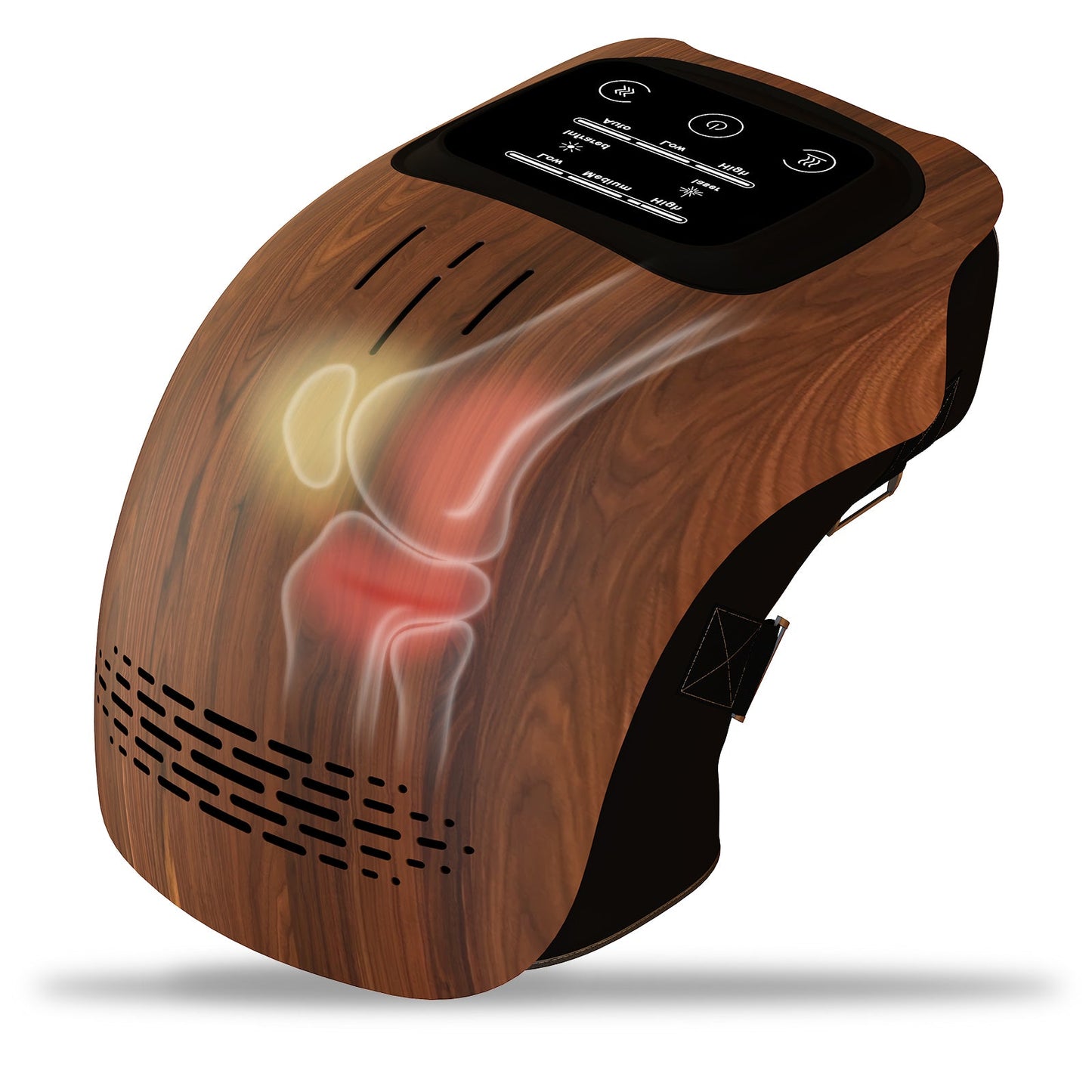 Intelligent Home Use Electric Intelligent Kneading Heating Knee Massager Rechargeable Pain Relief Infrared Laser Vibration Knee Massager CreativeRino