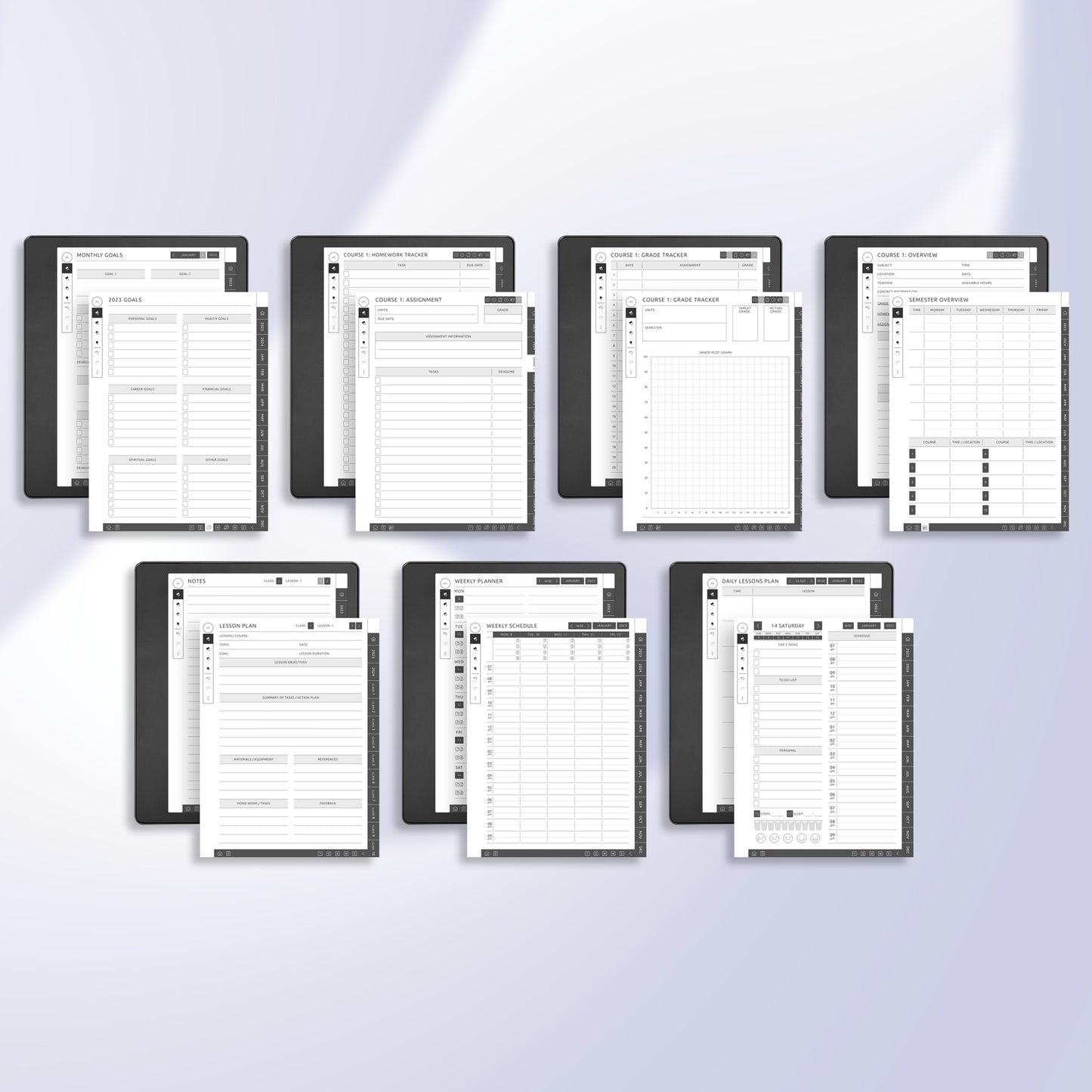 Kindle Scribe Budget Planner Template