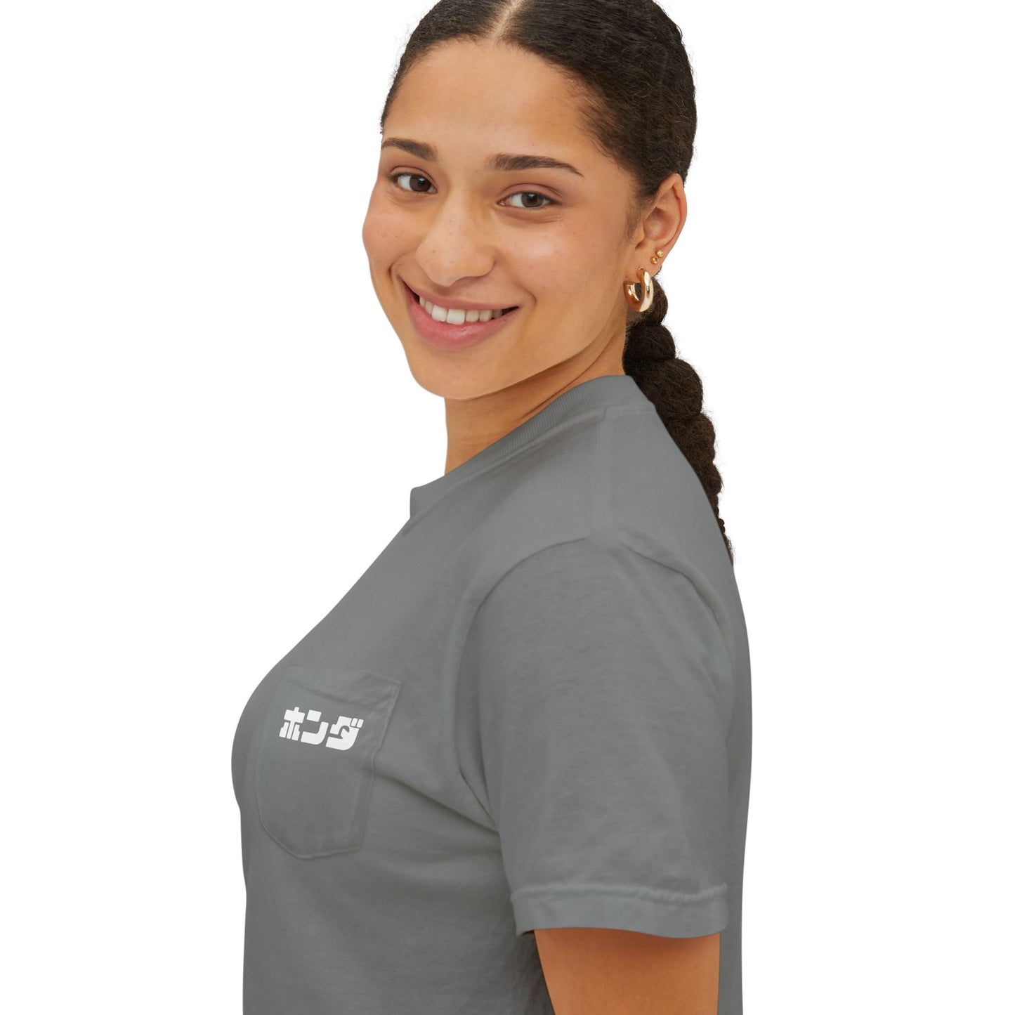 Honda Japanese Unisex Garment-Dyed Pocket T-Shirt - Casual Style for Everyday Comfort - CreativeRino