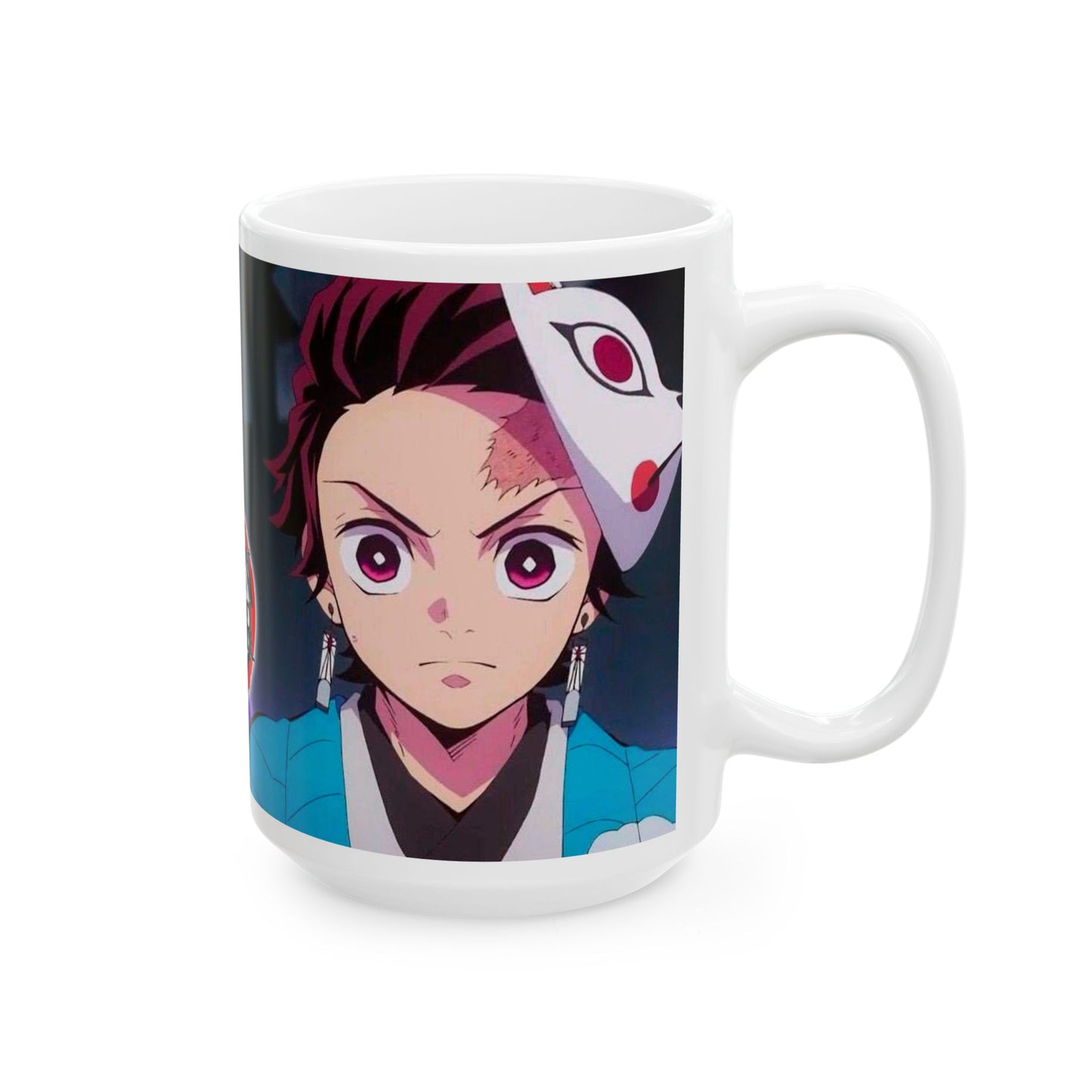 Demon Slayer Ceramic Mug - Anime-Inspired 11oz & 15oz Cups for Fans - CreativeRino