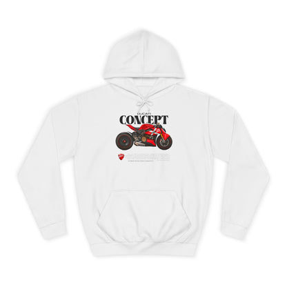 Ducati Concept Unisex College Hoodie - Perfect for Motorcycle Enthusiasts - CreativeRino