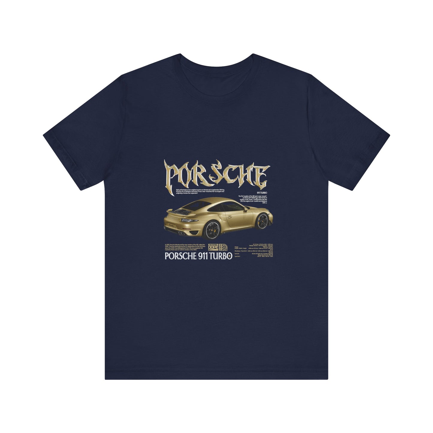 Porsche 911 Turbo Graphic Tee for Car Enthusiasts - CreativeRino