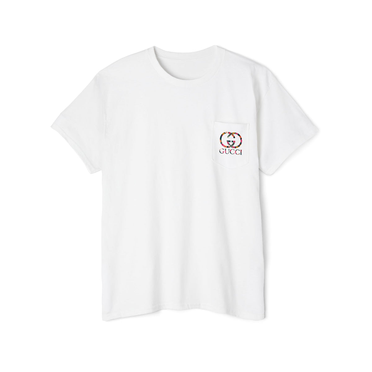 Gucci Unisex Heavy Cotton Pocket Tee - Stylish & Comfortable Everyday Wear - CreativeRino