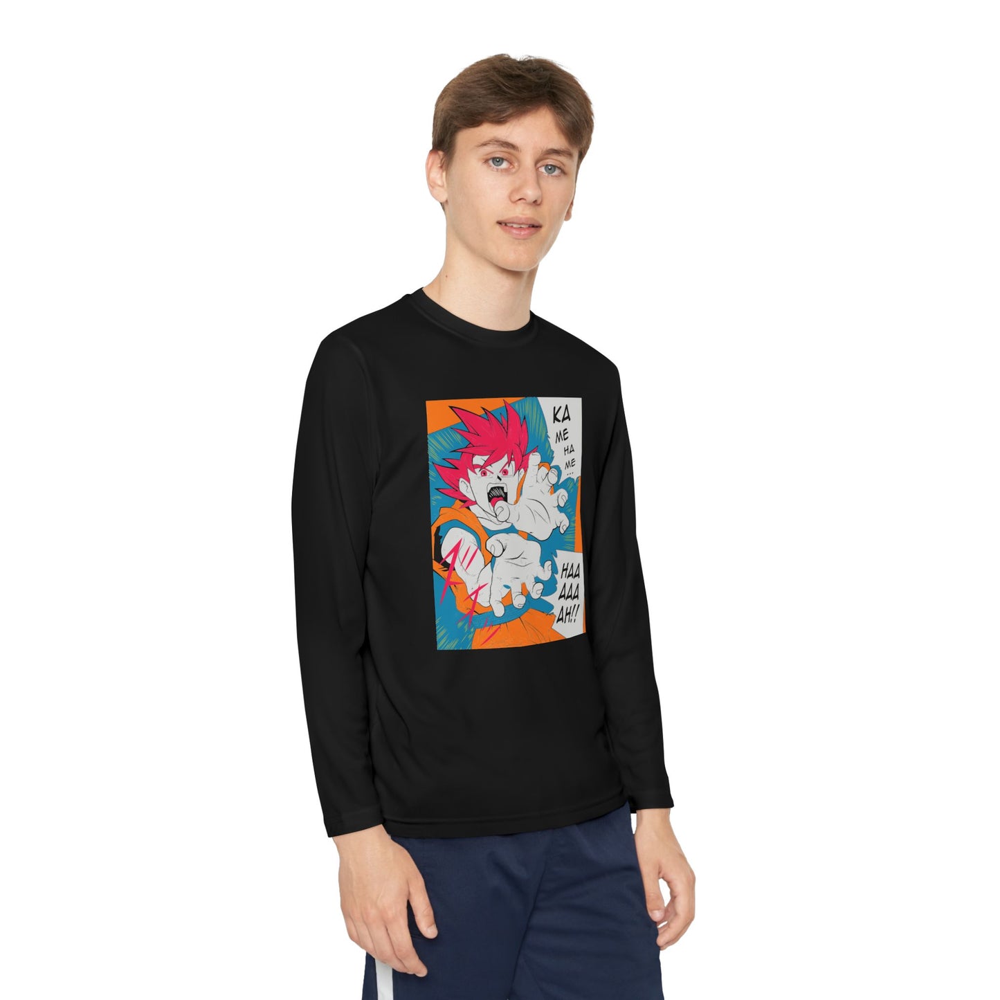 Dragon Ball Youth Long Sleeve Tee - Anime Graphic Design T-shirt - CreativeRino