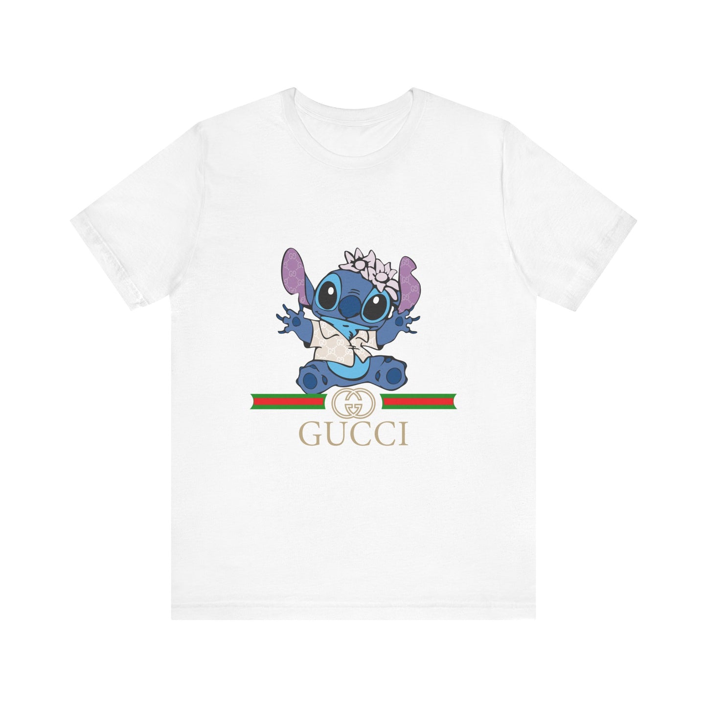 Stitch Gucci Unisex Jersey Short Sleeve Tee - CreativeRino