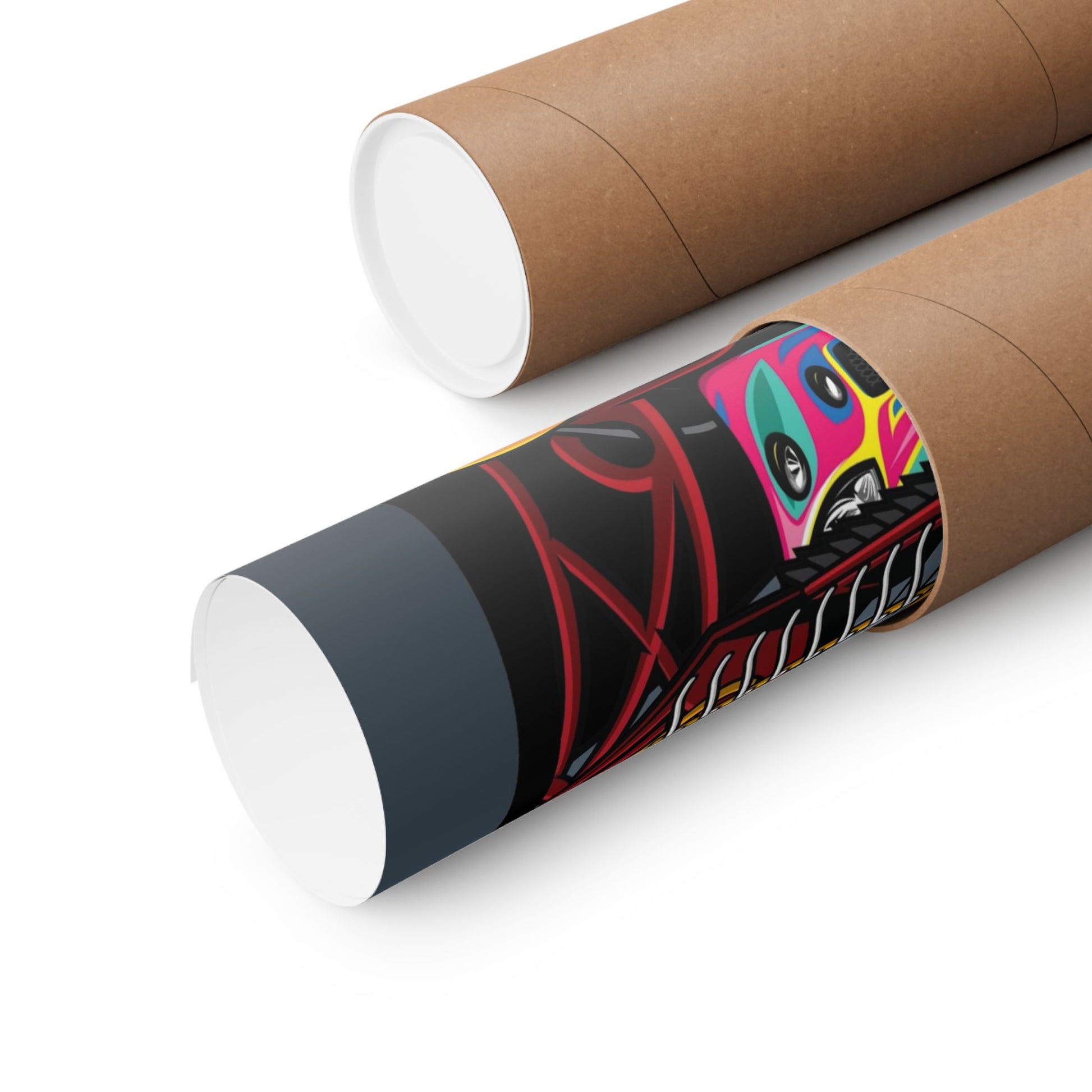 Vibrant Matte Square Posters featuring Custom Farming Artwork - CreativeRino