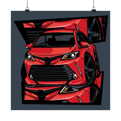 Car Matte Poster - Perfect Gift for Car Lovers - CreativeRino