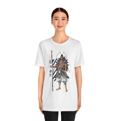 Anime Unisex Jersey Tee - Record of Ragnarok Mythical Warrior Graphic T-shirt - CreativeRino