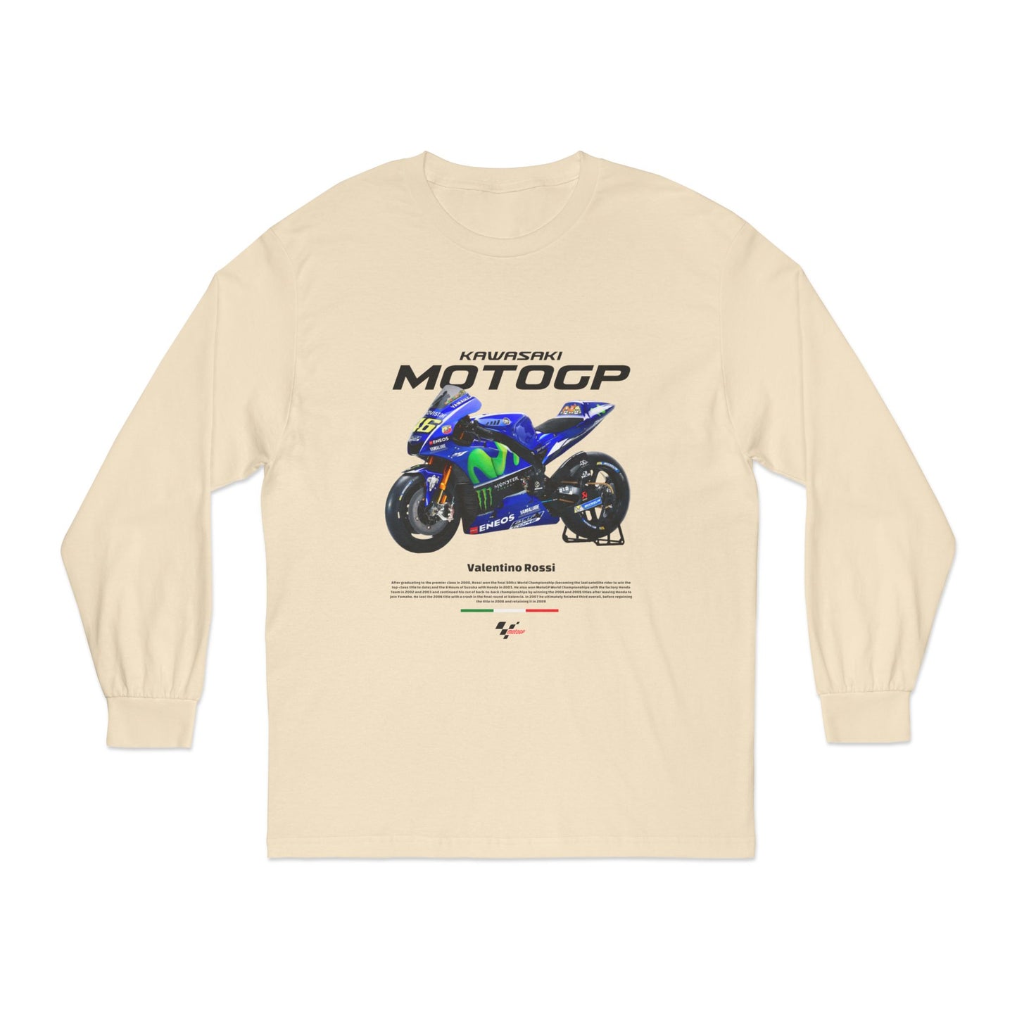MotoGP Unisex Classic Long Sleeve T-Shirt Valentino Rossi Design - CreativeRino