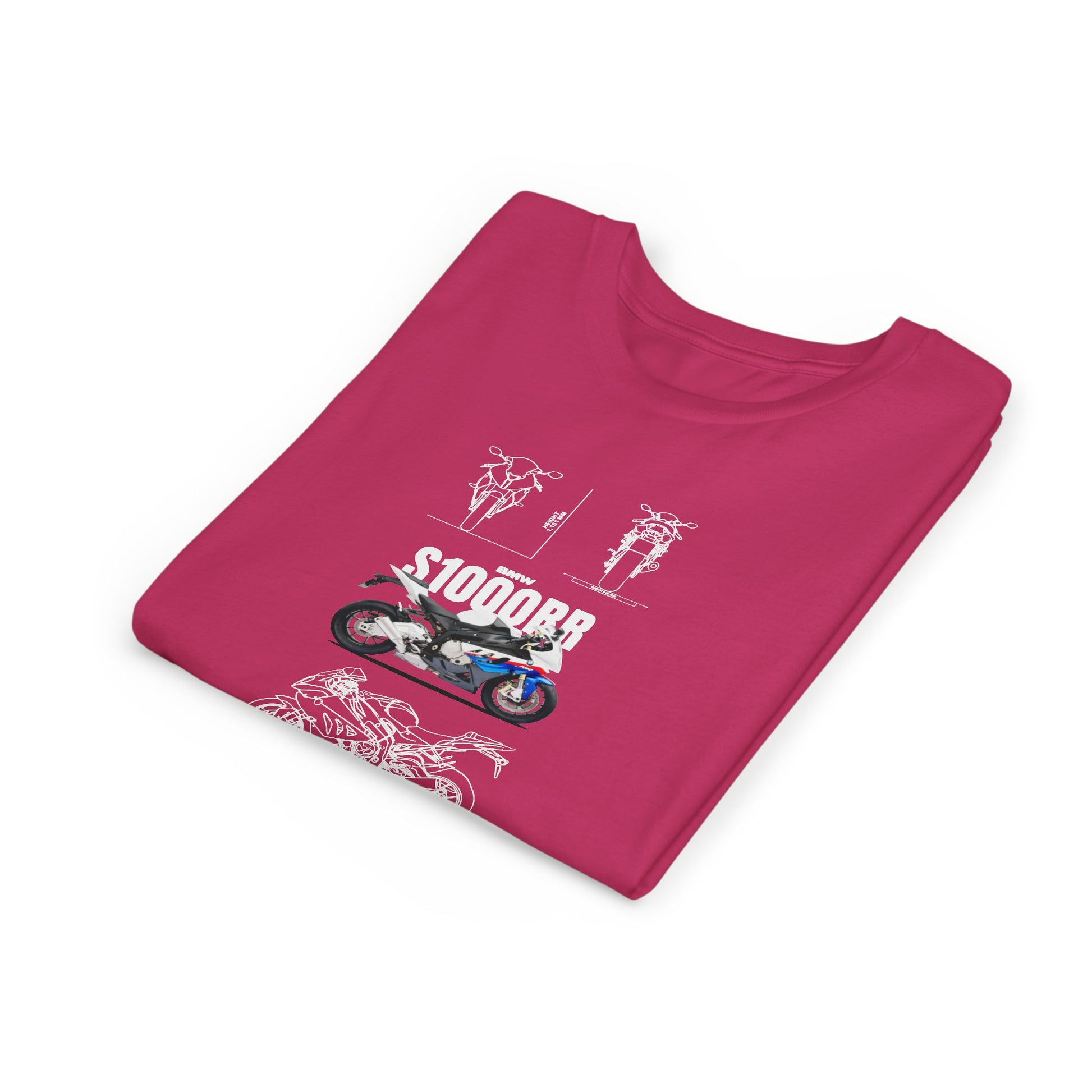 BMW S1000RR Youth Short Sleeve Tee - Perfect for Young Riders - CreativeRino