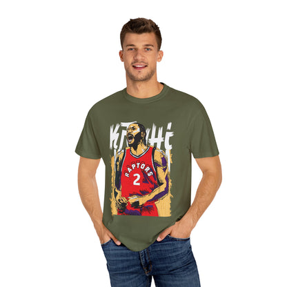 Kawhi Leonard Basketball T-shirt for Fans | Unisex Garment-Dyed Tee - CreativeRino