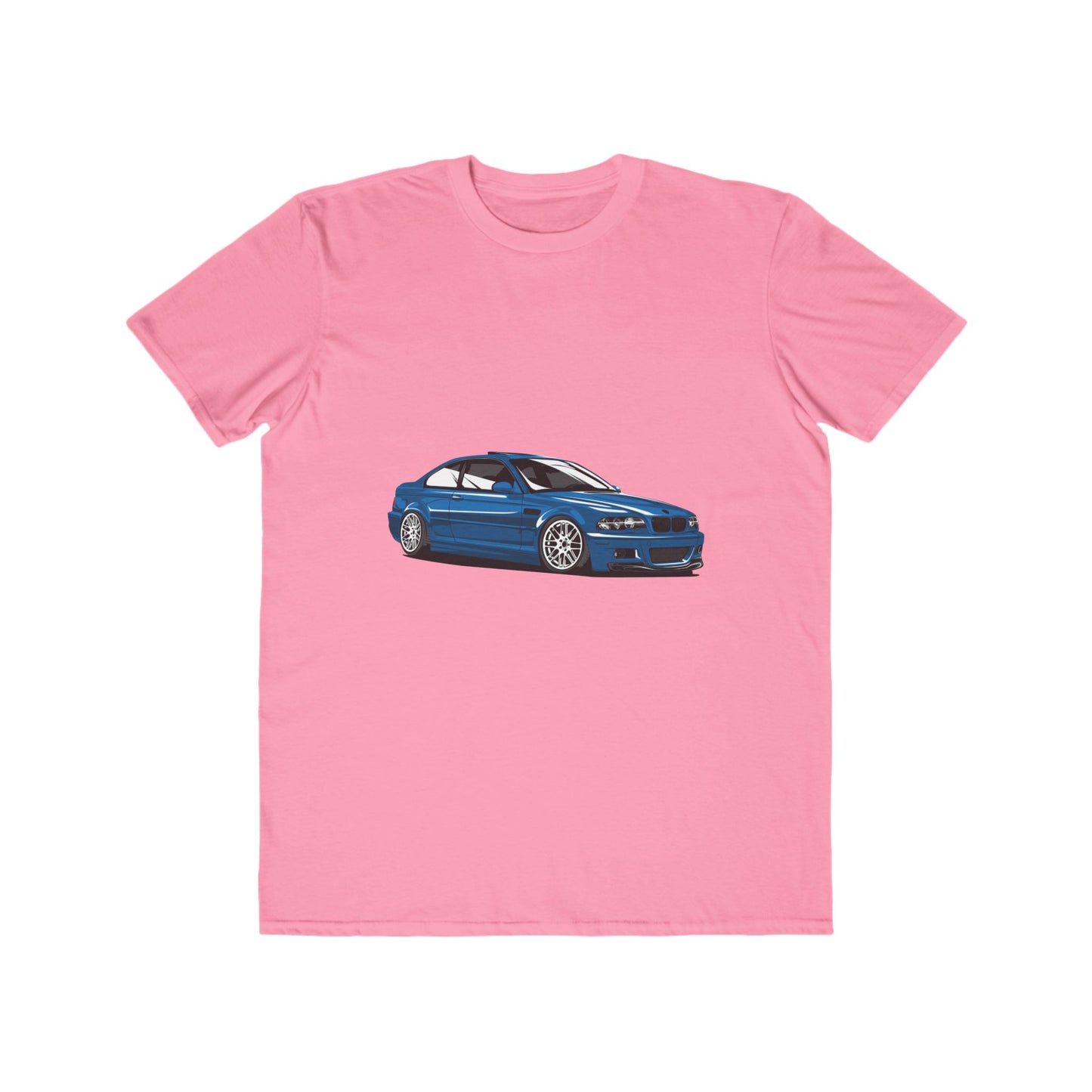 Car Fashion Tee - Cool Blue Car Graphic T-shirt - CreativeRino