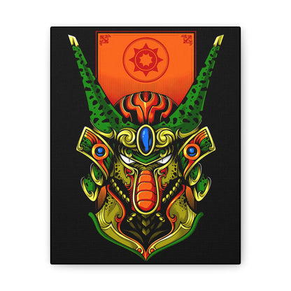 Vibrant Samurai Art Canvas Print - Bold Wall Decor for Anime Lovers - CreativeRino