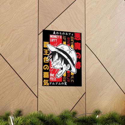 One Piece Matte Vertical Posters Anime Wall Art - CreativeRino