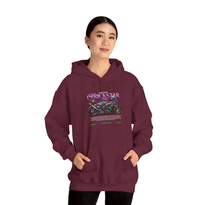 Kawasaki ZX10R Unisex Heavy Blend™ Hooded Sweatshirt - Trickstar Motorcycle Design - CreativeRino