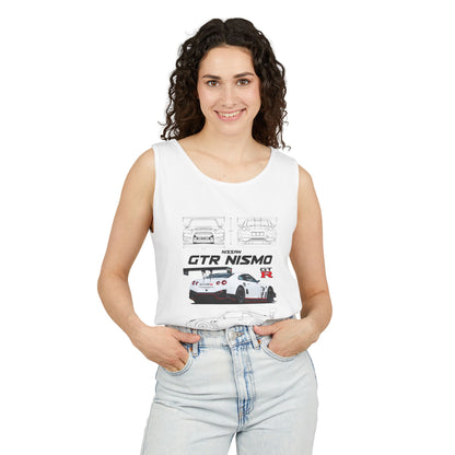 Nissan GTR Nismo Graphic Unisex Tank Top - Perfect T-shirt for Car Enthusiasts - CreativeRino