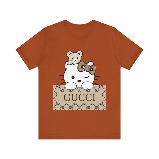 Hello Kitty Gucci Unisex Jersey Short Sleeve Tee - CreativeRino
