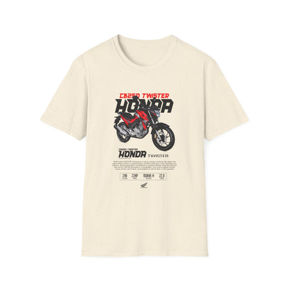 Honda Twister Unisex Softstyle T-Shirt - Motorcycle Enthusiast Graphic Tee - CreativeRino