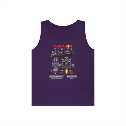 Formula F1 Unisex Heavy Cotton Tank Top - CreativeRino