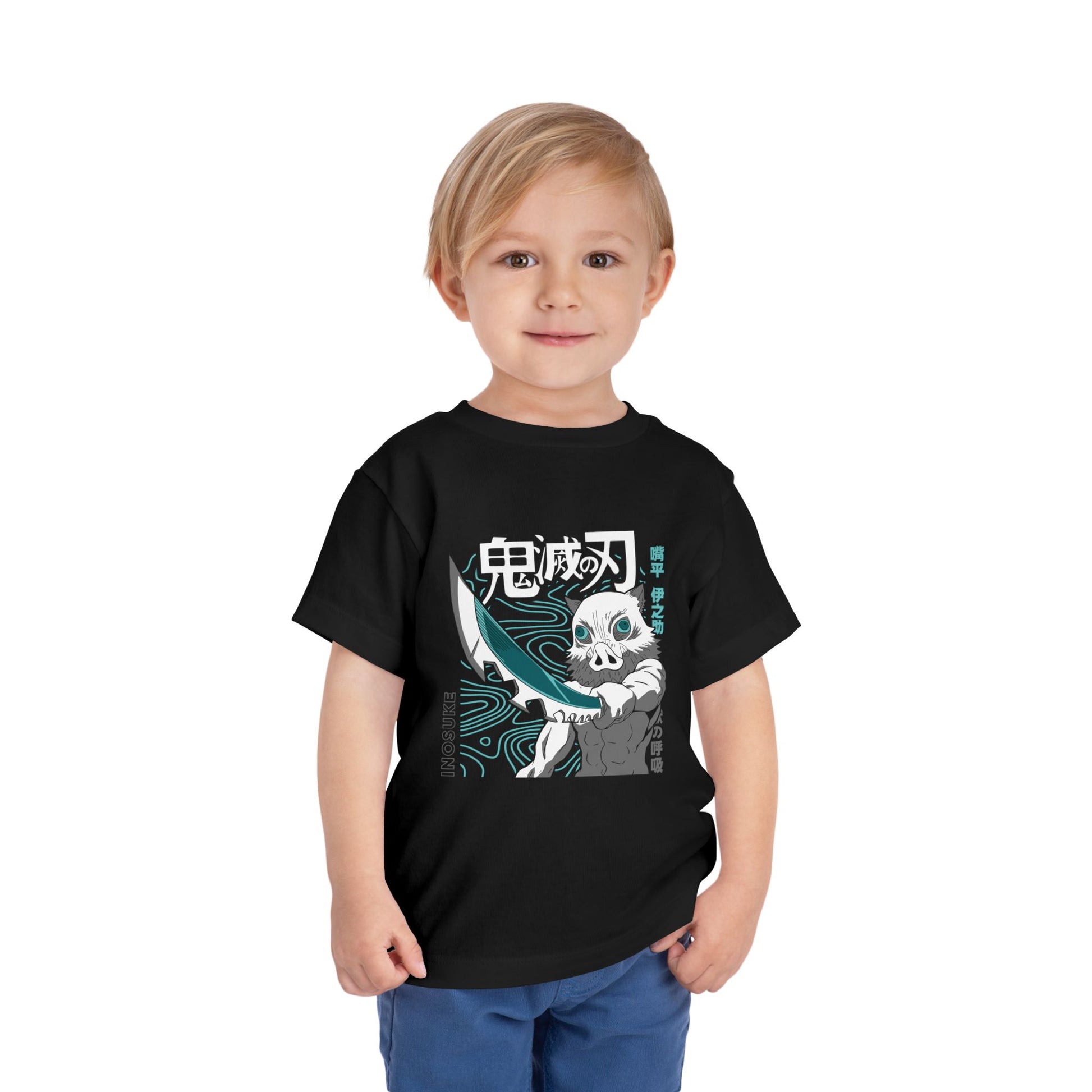 Cool Anime Kid's Graphic Tee – Demon Slayer Inspired Toddler T-shirt - CreativeRino