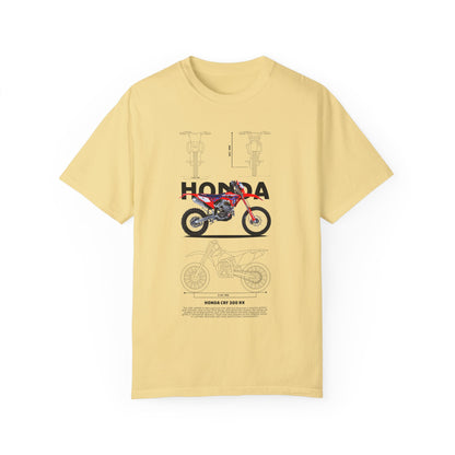Honda CRF 300 RX Motorcycle Unisex T-Shirt | Garment-Dyed Vintage Tee - CreativeRino