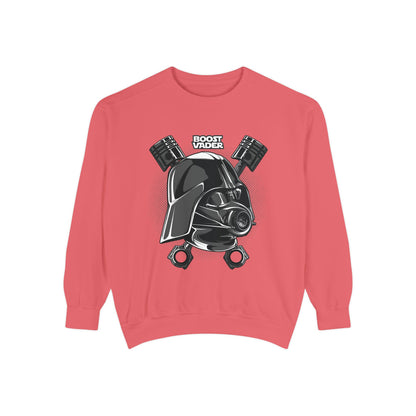 Boost Vader Unisex Garment-Dyed Sweatshirt - Cool, Comfortable, and Stylish - CreativeRino