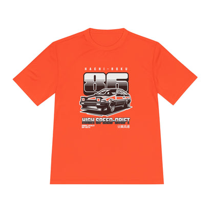 High Speed Drift Unisex Moisture Wicking Tee - Perfect T-shirt for Car Lovers! - CreativeRino