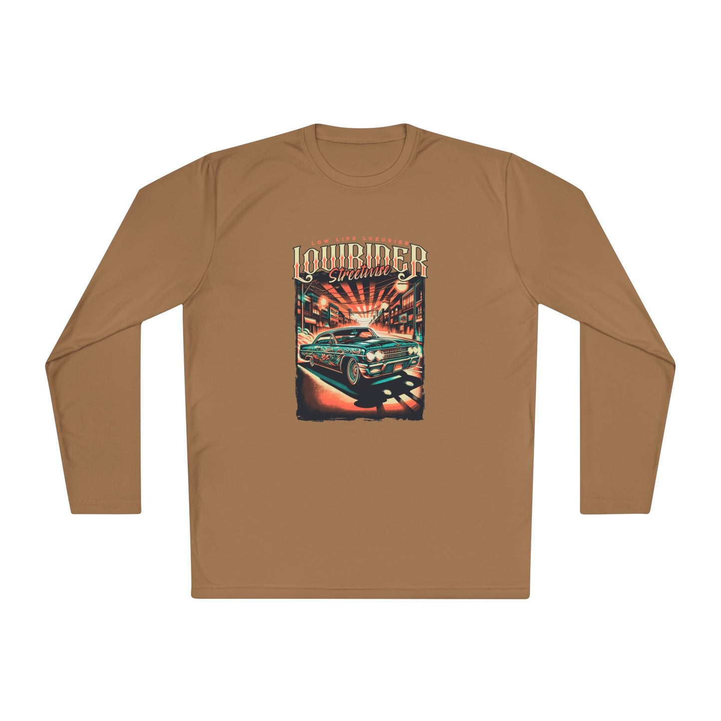 Cool Classic Car Long Sleeve Tee - Vintage Retro Vibe T-shirt for Car Enthusiasts - CreativeRino