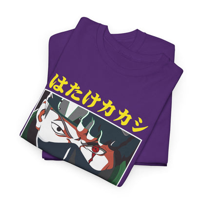 Anime Graphic Unisex Heavy Cotton Tee - Naruto T-shirt Design - CreativeRino