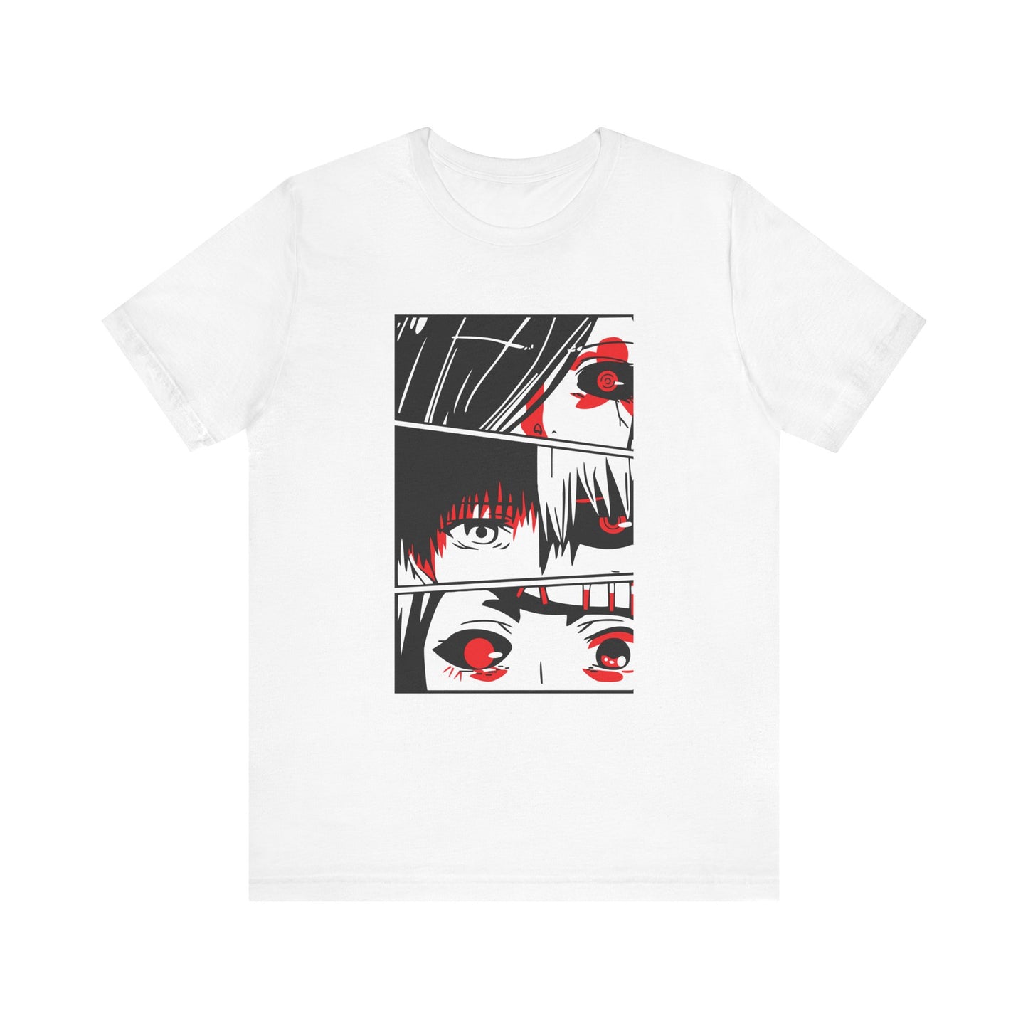 Eye-Catching Unisex Anime Tee - Stylish Graphic Design for Tokyo Ghoul Fans - CreativeRino