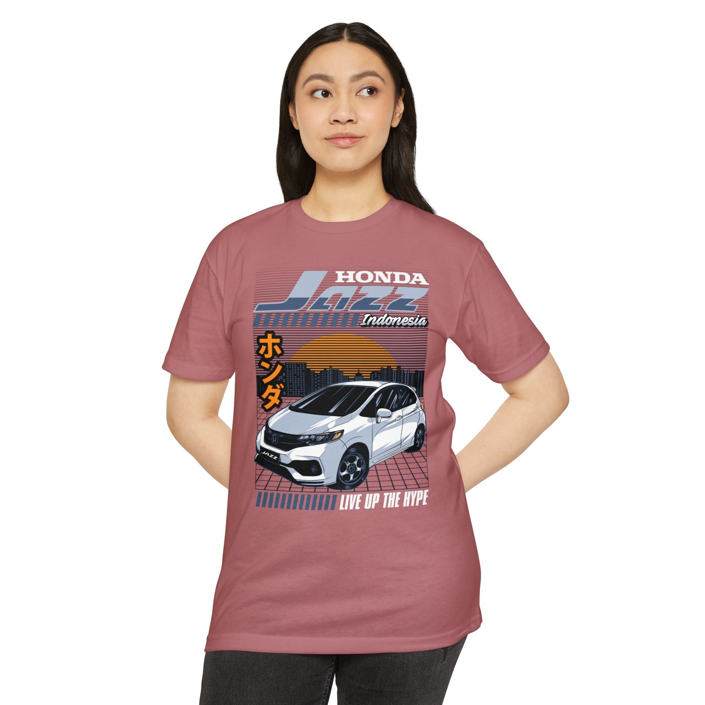 Honda Jazz Graphic Tee - Live Up the Hype - CreativeRino