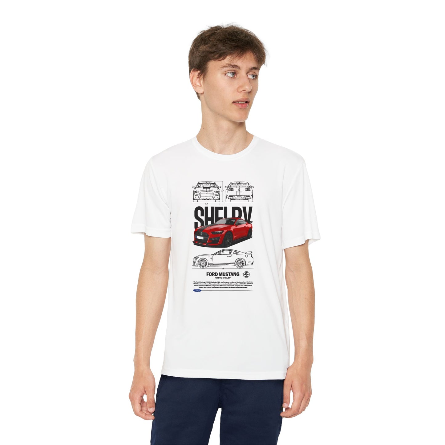 Ford Mustang Shelby Youth  Competition Tee | Car T-shirt - CreativeRino