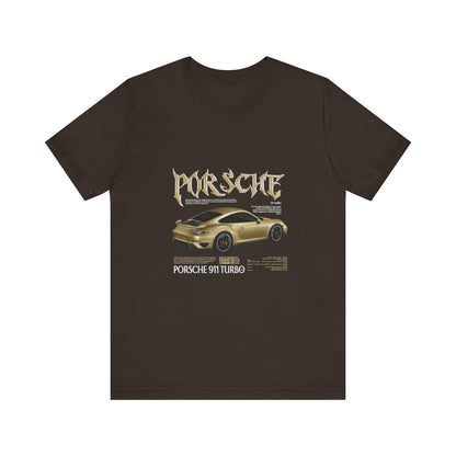 Porsche 911 Turbo Graphic Tee for Car Enthusiasts - CreativeRino