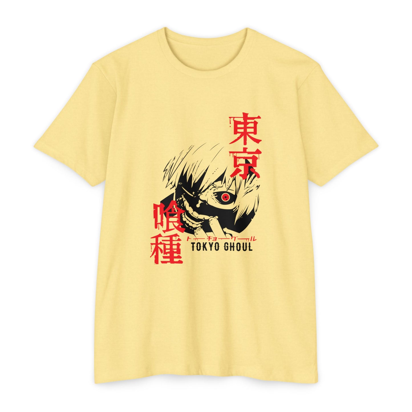Tokyo Ghoul Unisex CVC Jersey T-shirt - Anime Graphic Tee - CreativeRino