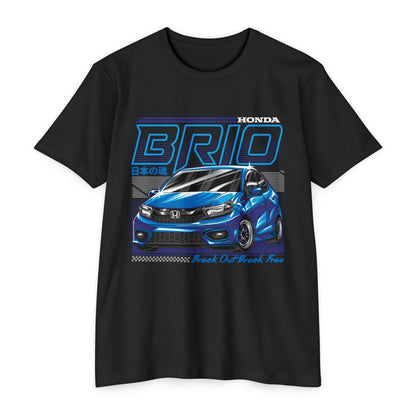 Honda BRIO Unisex Jersey T-Shirt - Break Out! Celebrate Your Love for Cars - CreativeRino