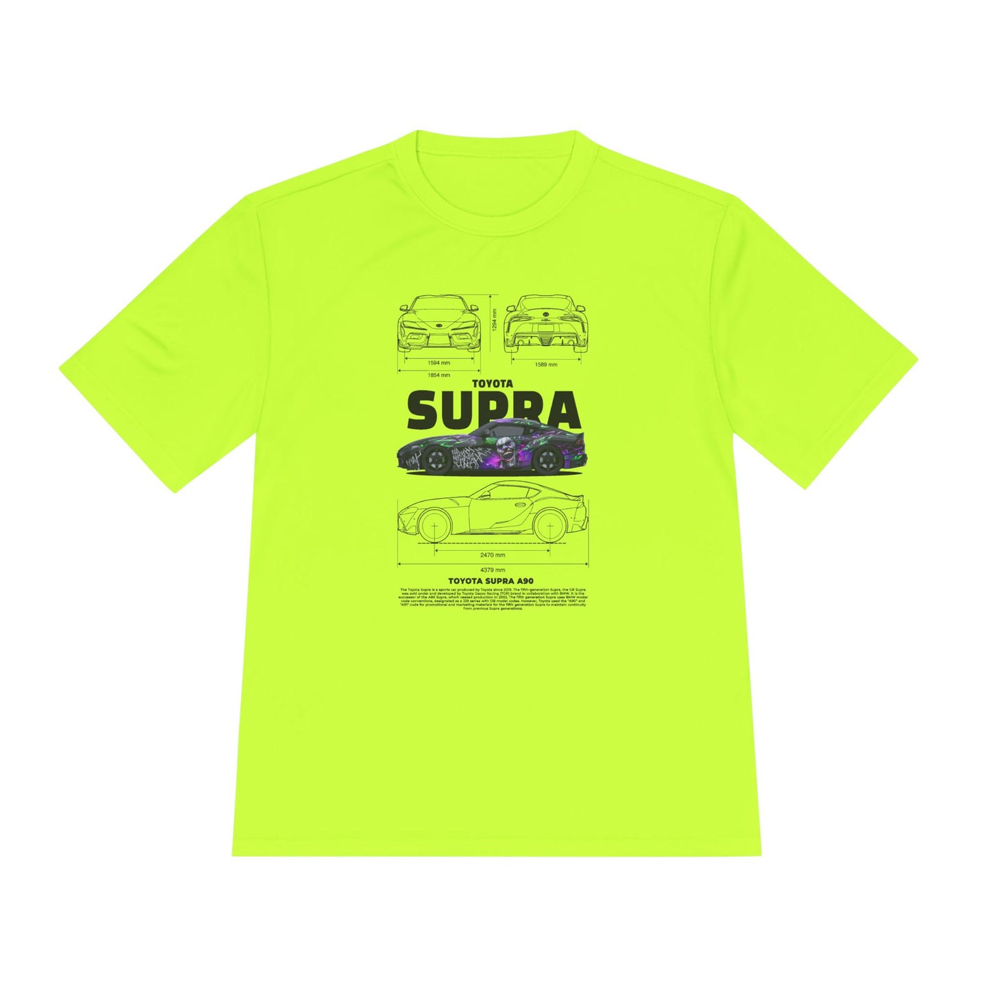 Toyota Supra Unisex Moisture Wicking Tee -  Perfect for Car Enthusiasts