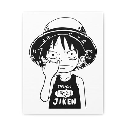 Kid Luffy Anime Character Canvas Art - "TAWKO JIKEN" - CreativeRino