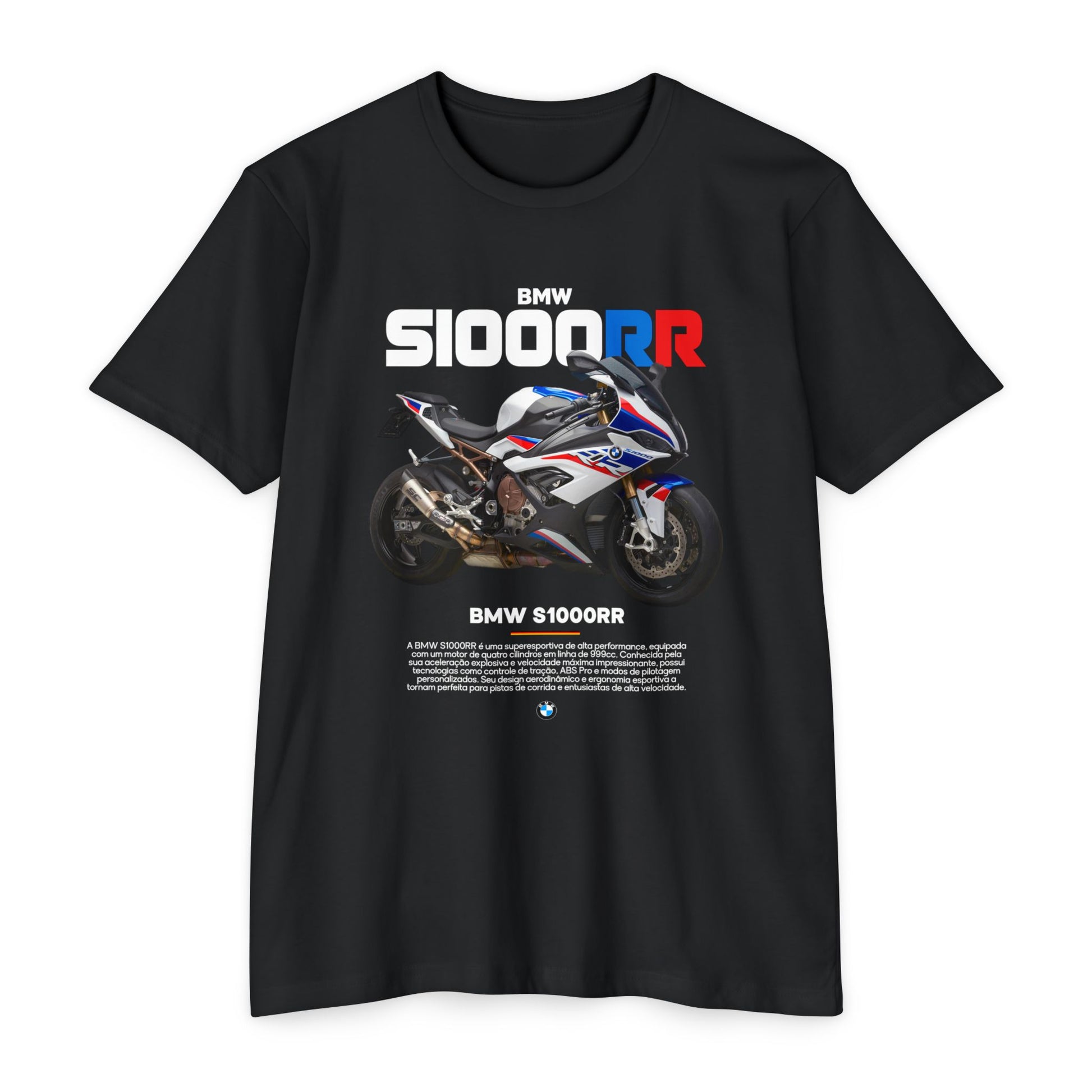 BMW S1000RR Unisex Motorcycle T-Shirt - Perfect Tshirt Gift for Riders - CreativeRino