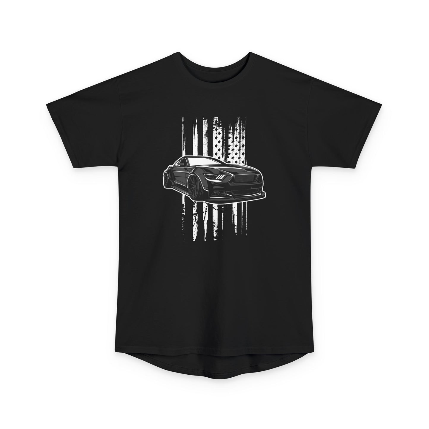 Vintage American Muscle Car Tee - Unisex Long Body Urban T-shirt - CreativeRino