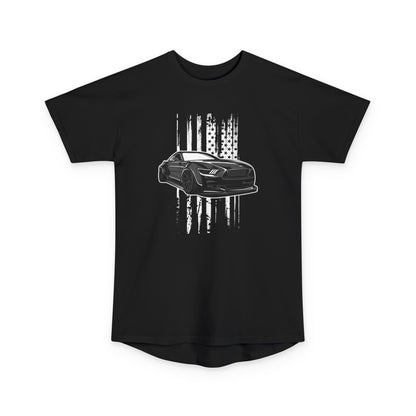 Vintage American Muscle Car Tee - Unisex Long Body Urban T-shirt - CreativeRino