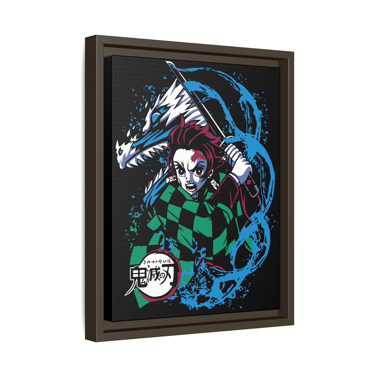 Demon Slayer Framed Anime Canvas Art - Anime Inspired Decor - CreativeRino